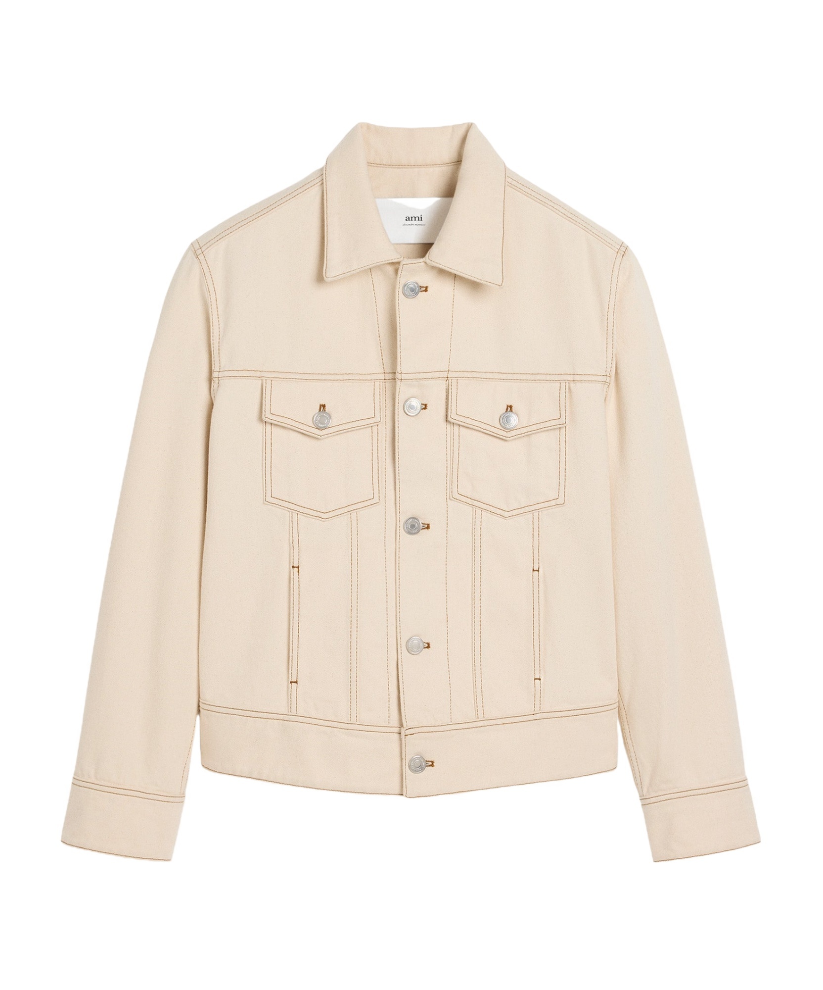 Ami Alexandre Mattiussi Ami Paris Outerwears In Nude