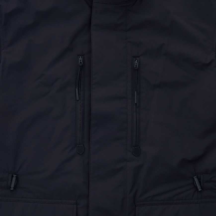 Shop Zegna Long-sleeved Casual Jacket In Black