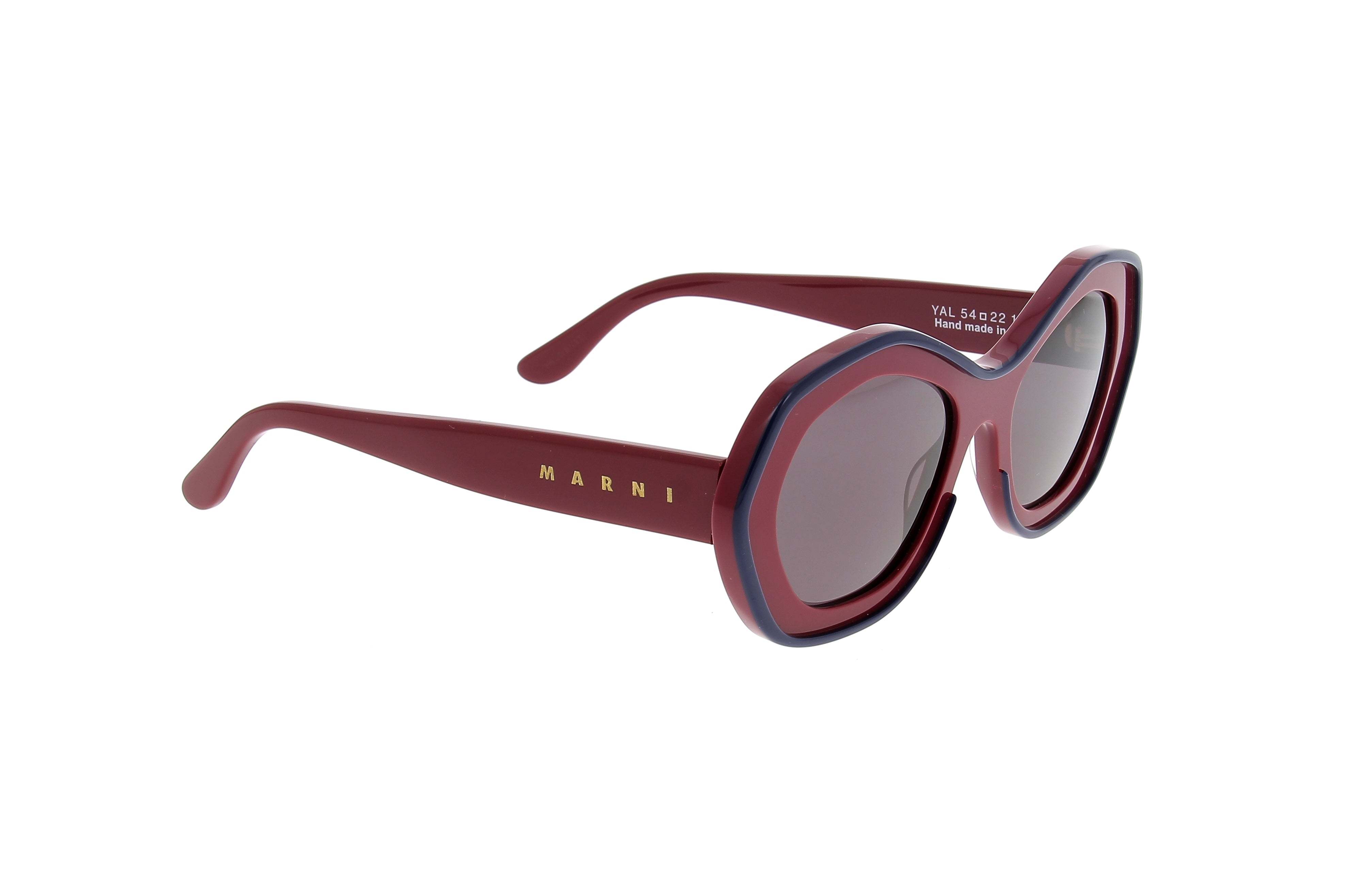 Marni Logo Sunglasses In Gray