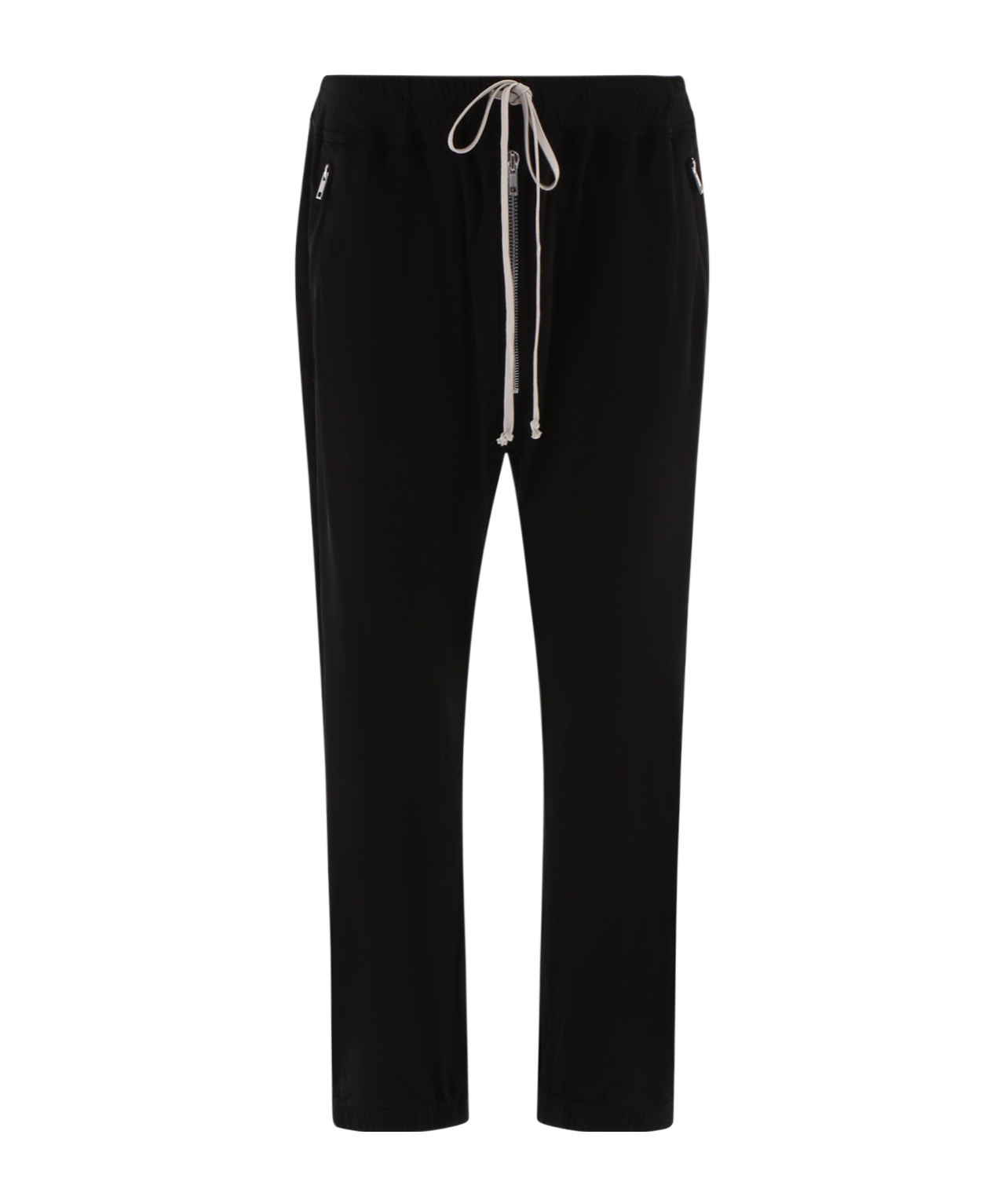 Rick Owens Drop Crotch Track Pants In Black