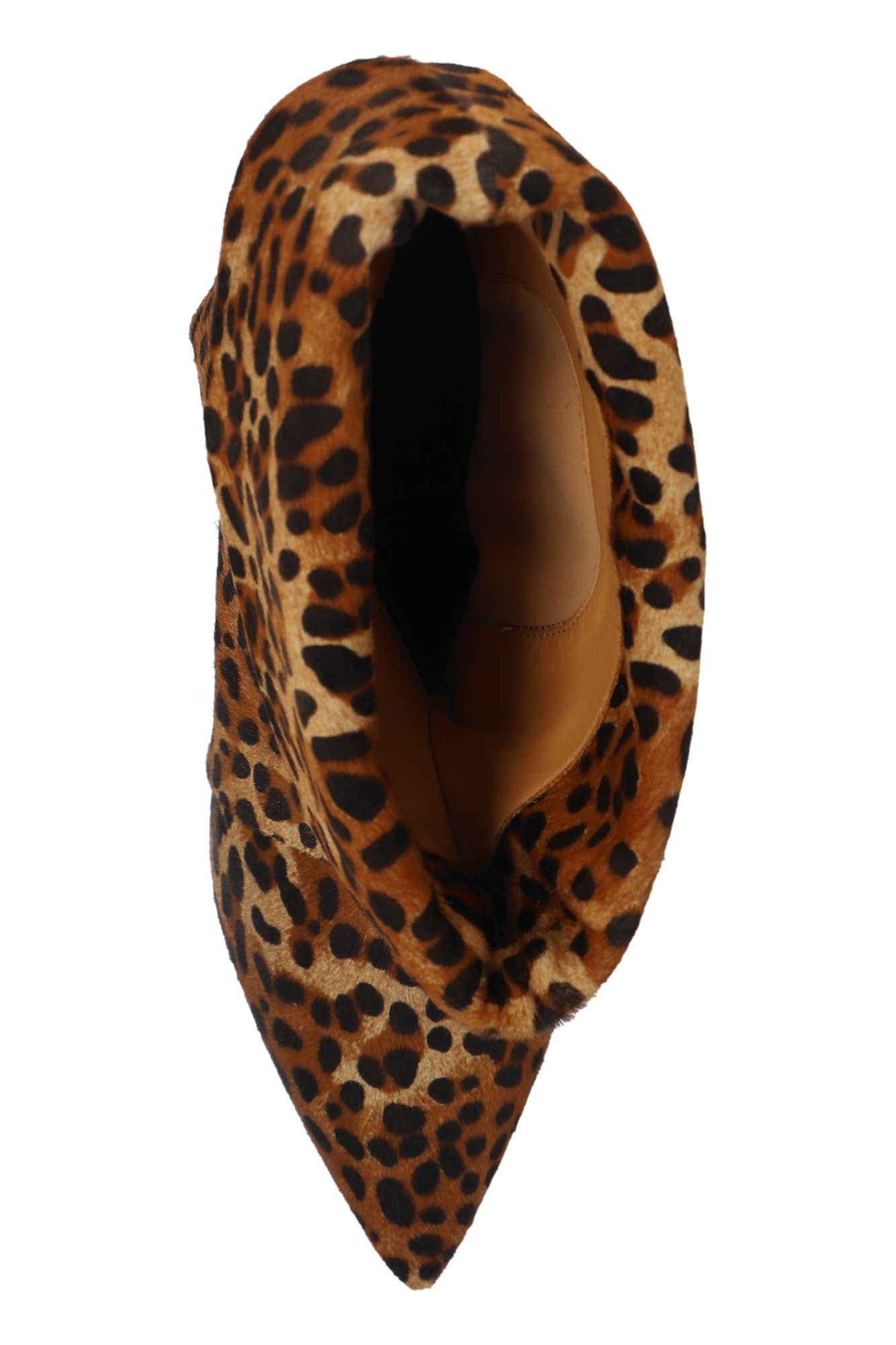 Isabel Marant Edrik Leopard Printed Boots In Black