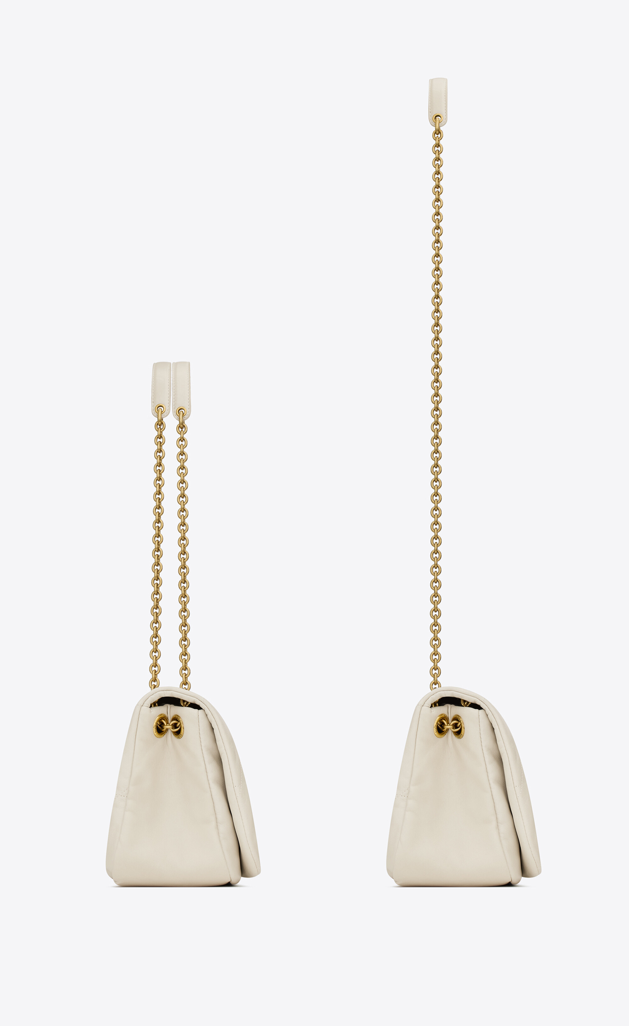 Saint Laurent Small Jamie 4.3 Shoulder Bag In Nude