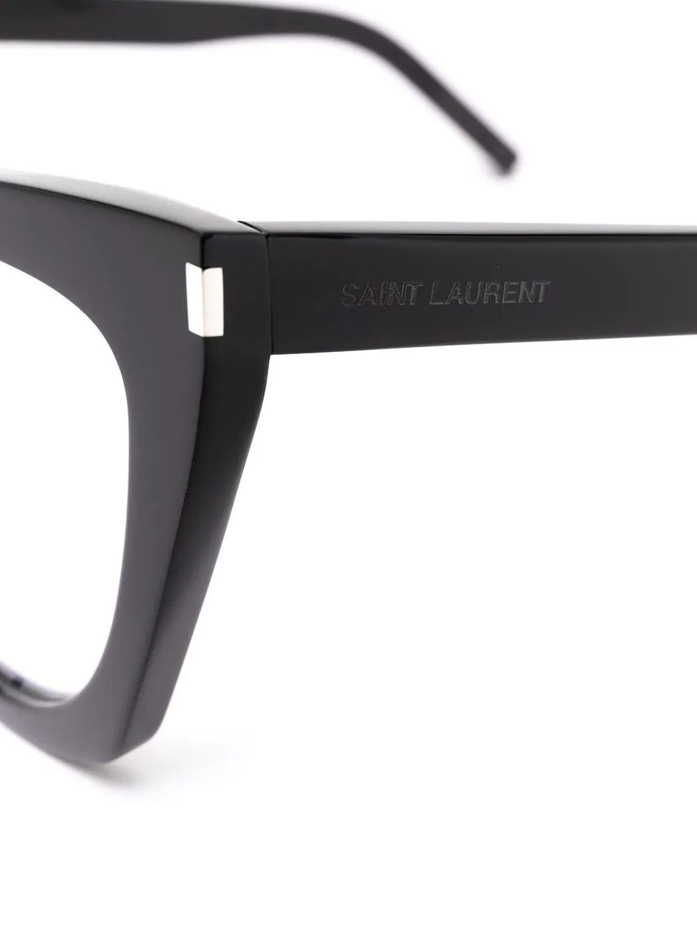 Saint Laurent Kate Cat-eye Glasses In Black
