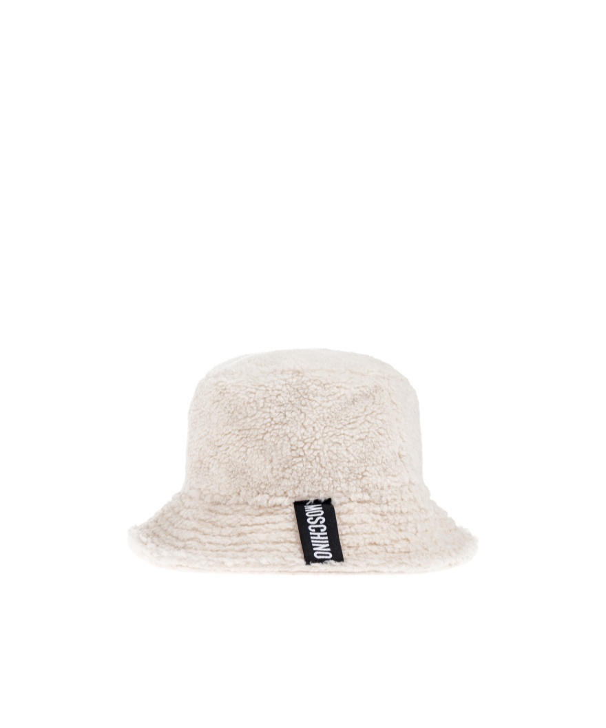 Moschino Teddy Bucket Hat In Neutral