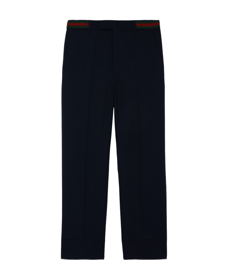 Gucci Straight Leg Trousers With Pockets In Black