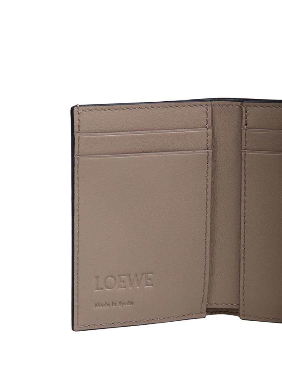 Loewe Folding Wallet In Nude