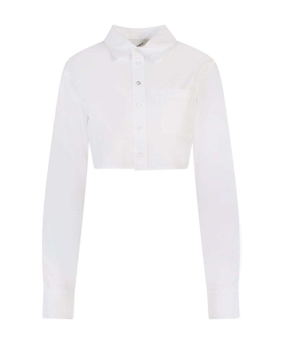 Coperni Short Style Shirt In White