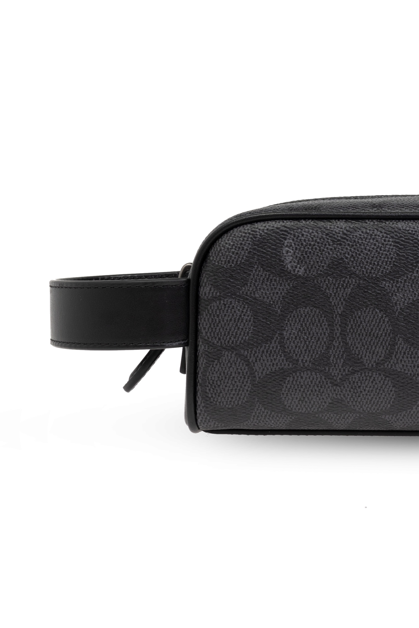 Coach Logo Makeup Bag In Black