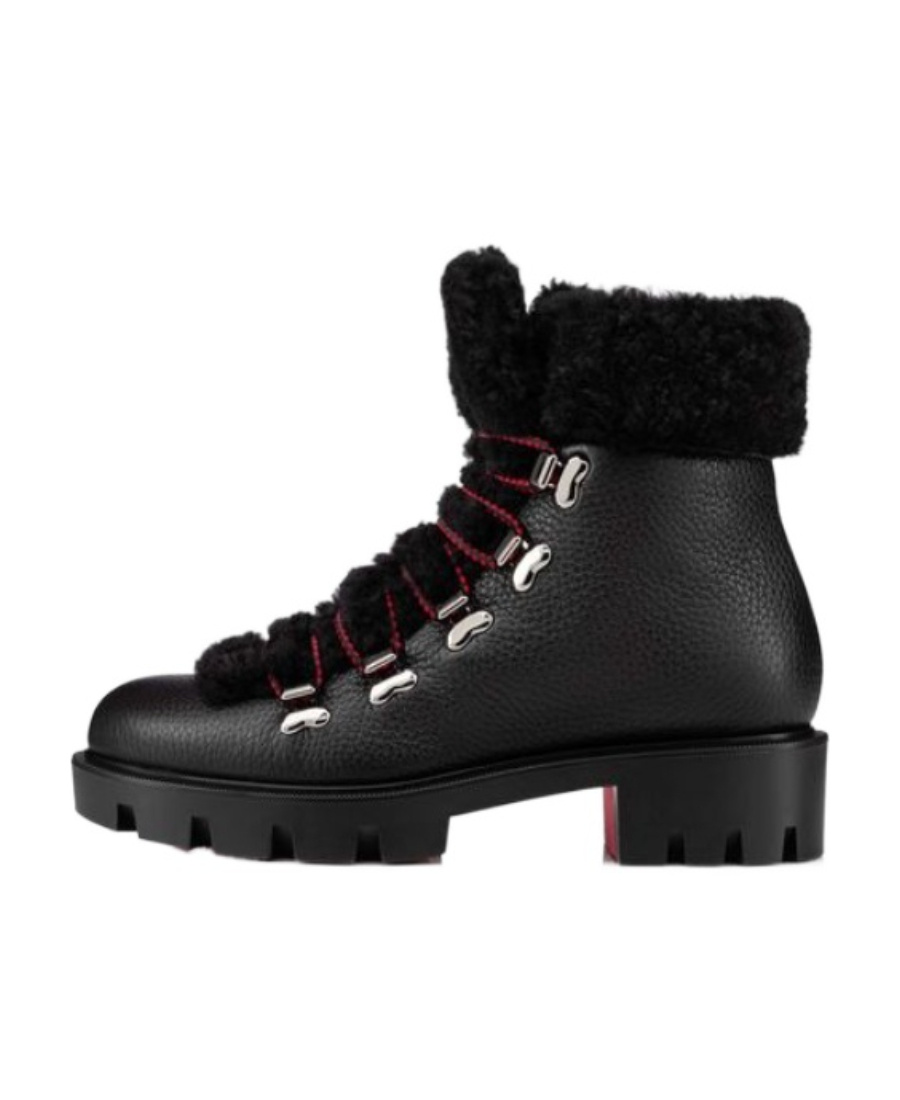 Christian Louboutin Edelvizir Ankle Boots In Black