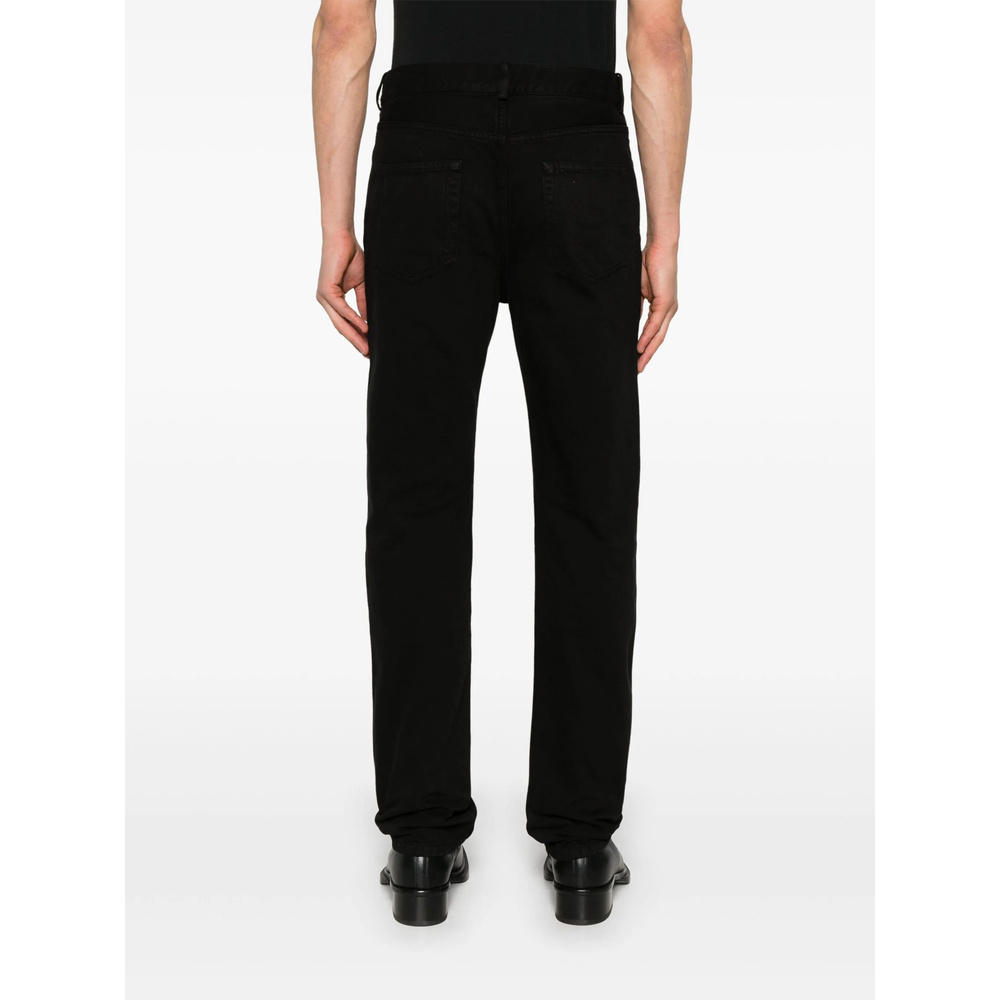 Ann Demeulemeester Denim Trousers With Belt Loops In Blue