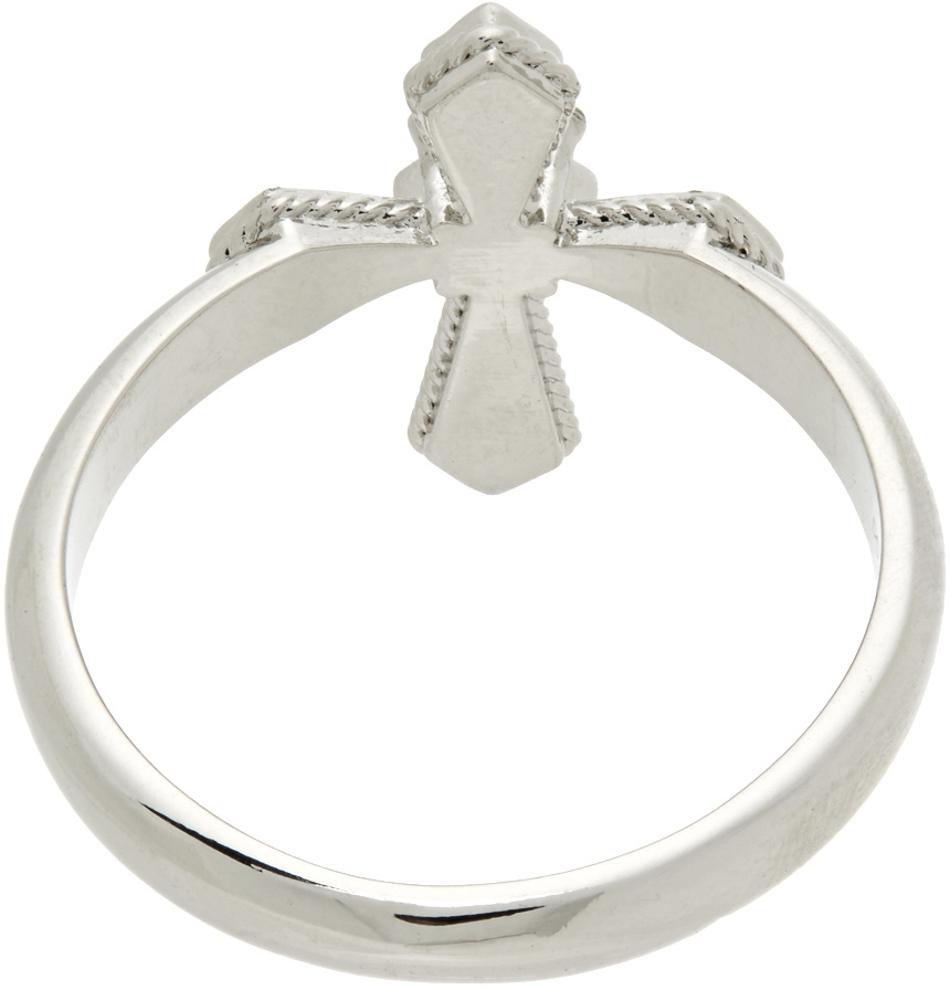 Dolce & Gabbana Cross Ring In White