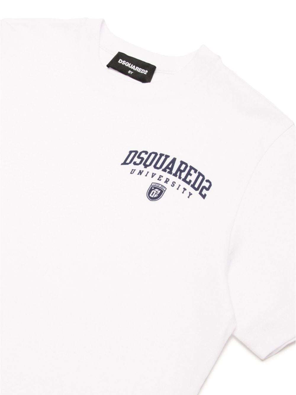 Dsquared2 Logo-print Cotton T-shirt In White