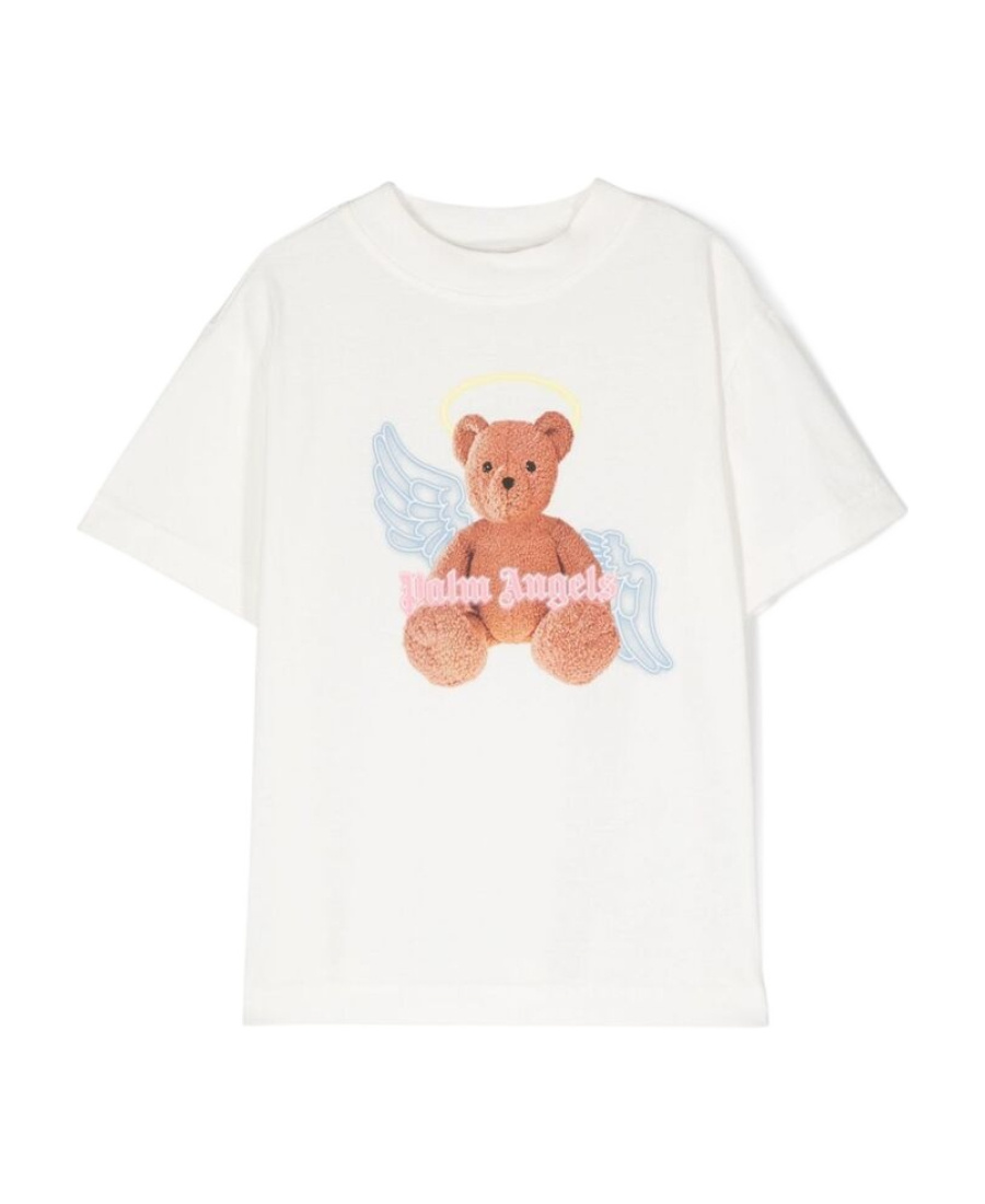 Palm Angels T-shirts And Polos White In White