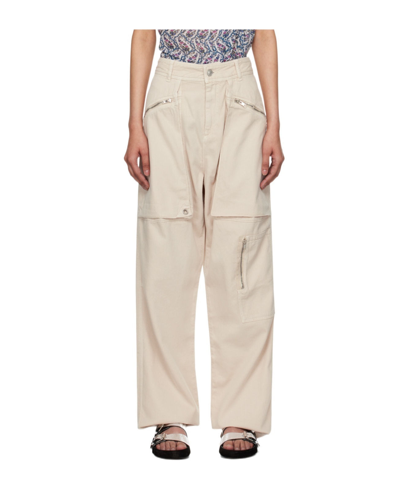 ISABEL MARANT BELT-LOOP JEANS