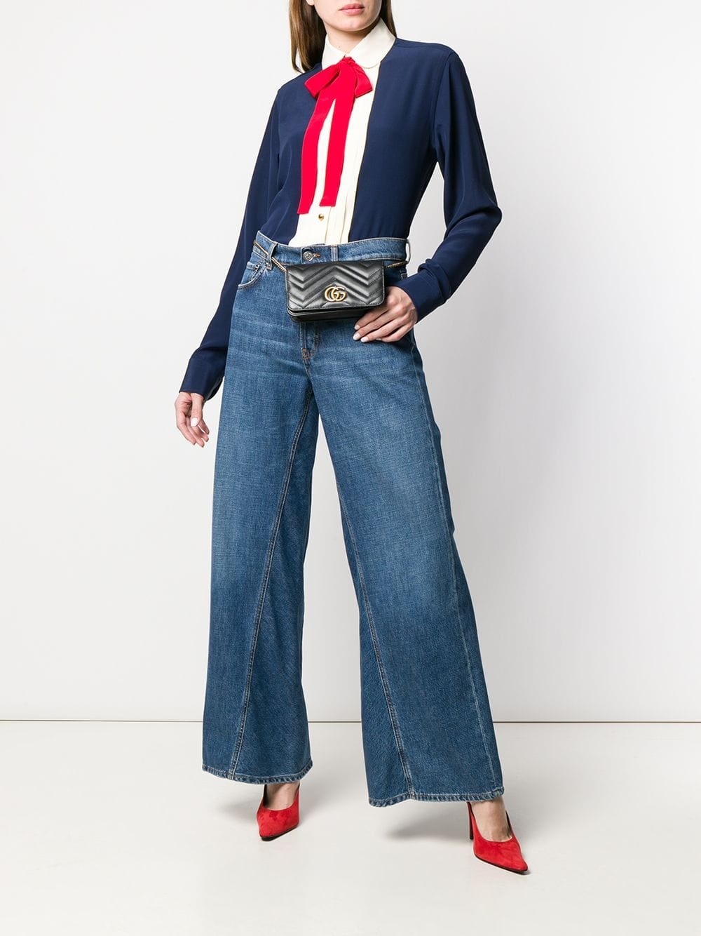 Gucci Button-up Shirt In Blue