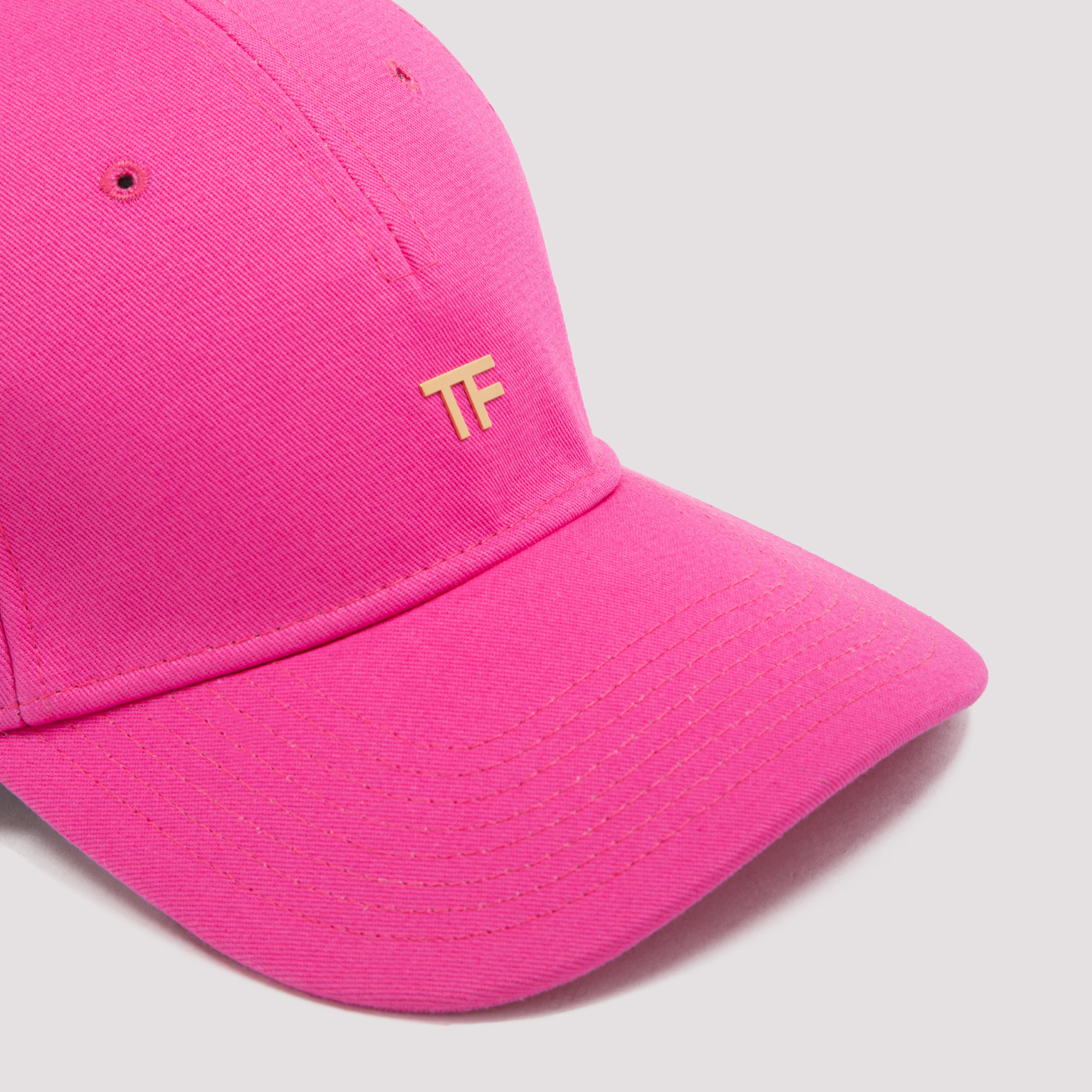 Shop Tom Ford Logo Plaque Baseball Cap In Pink