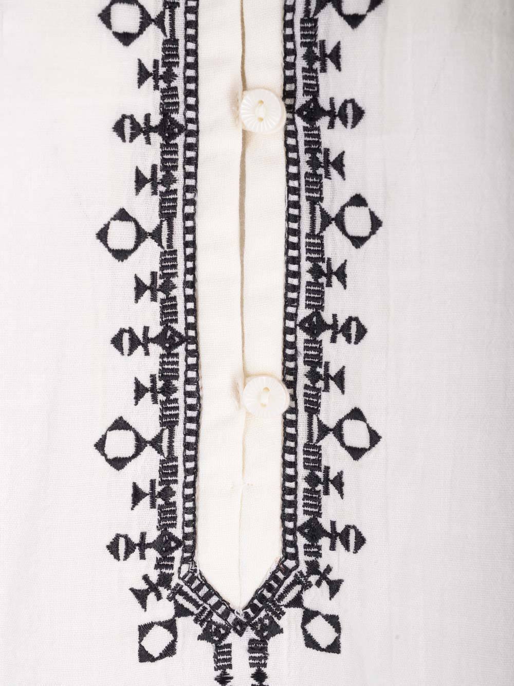 Isabel Marant Étoile Pradel Band-collar Minidress In White