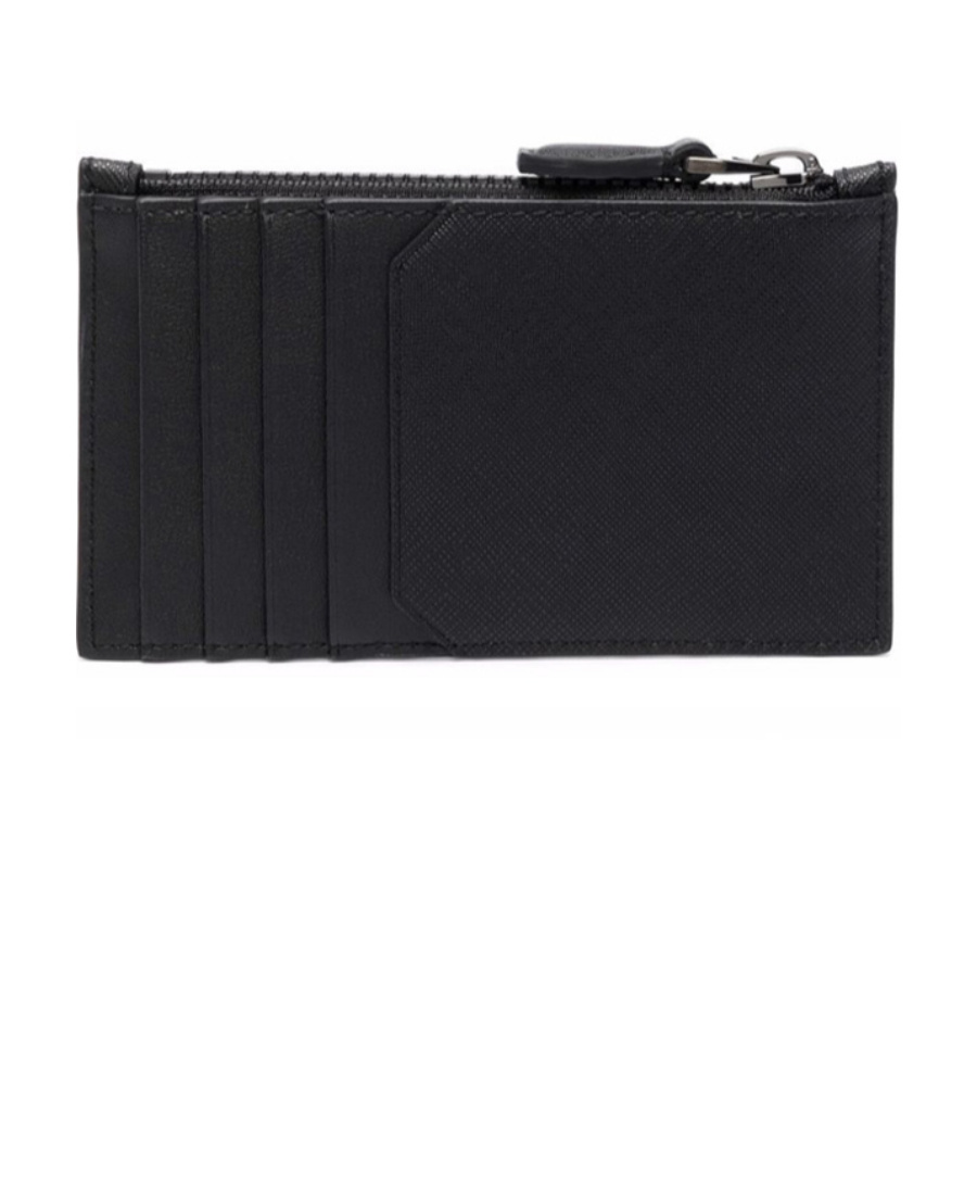 Bally Zipper Card Bag In Black