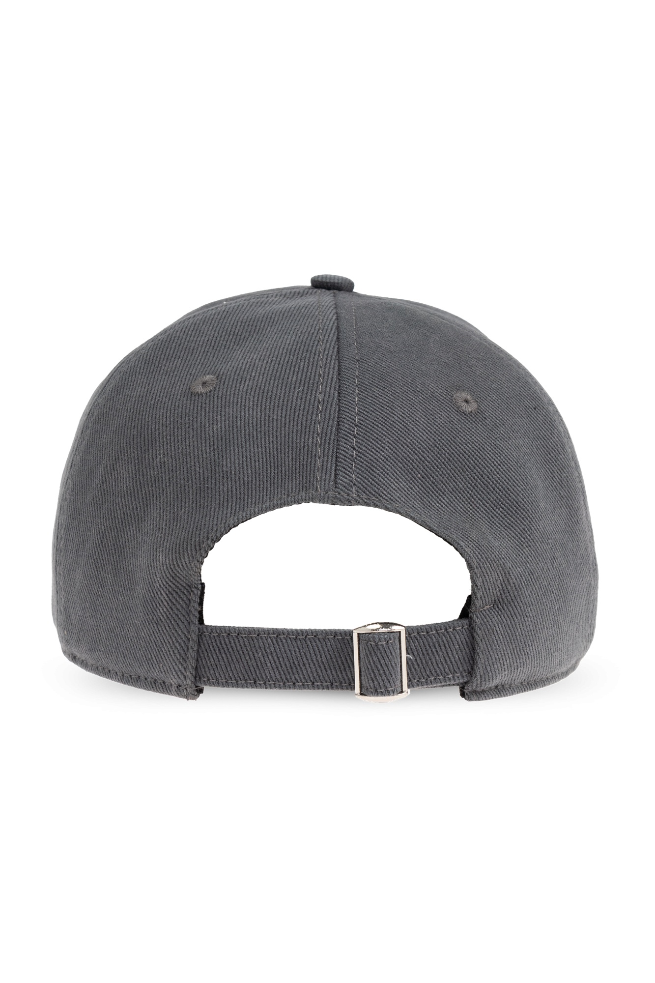Moschino Logo Baseball Cap In Gray