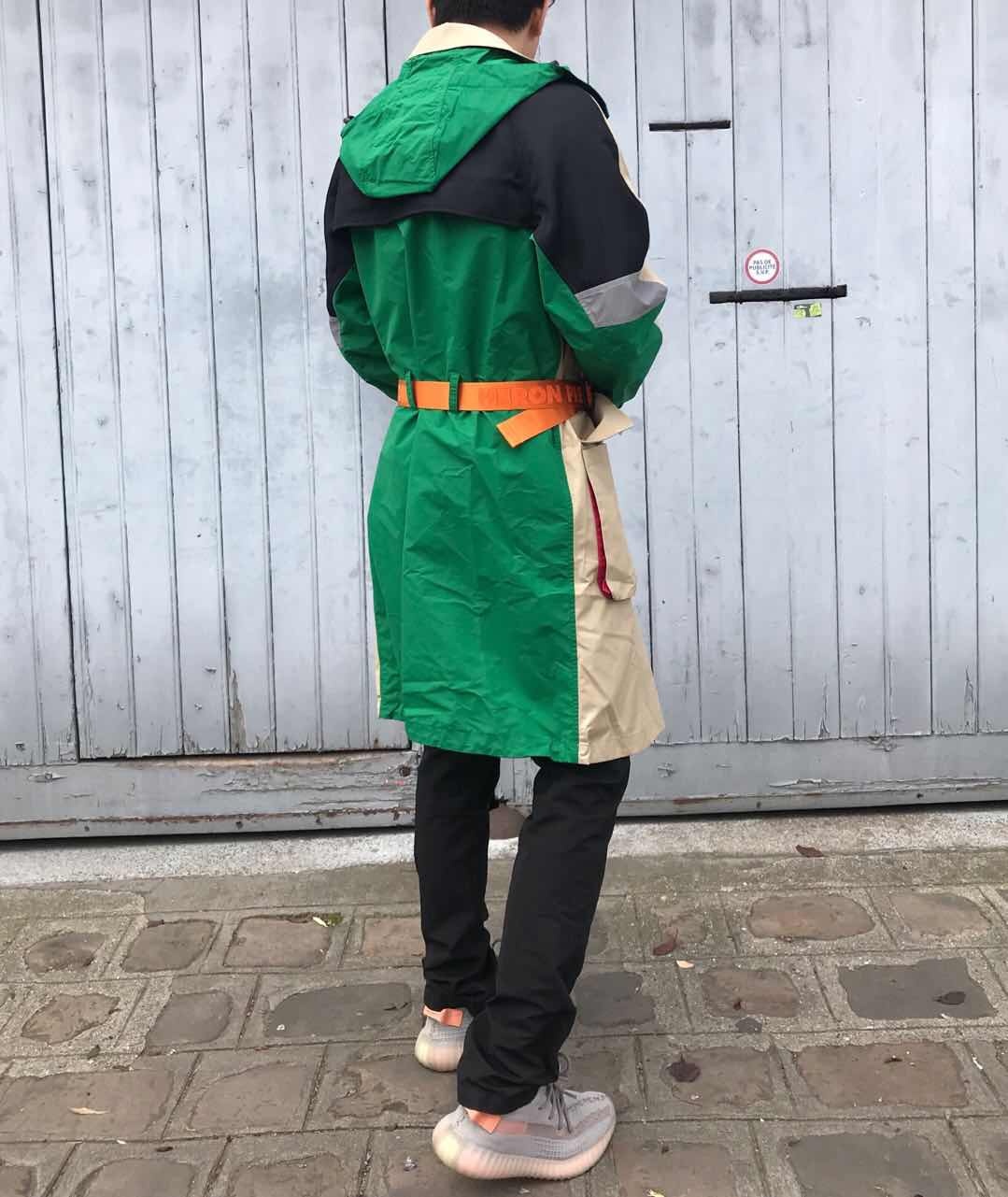 Heron Preston Color Matching Classic Windbreaker In Brown