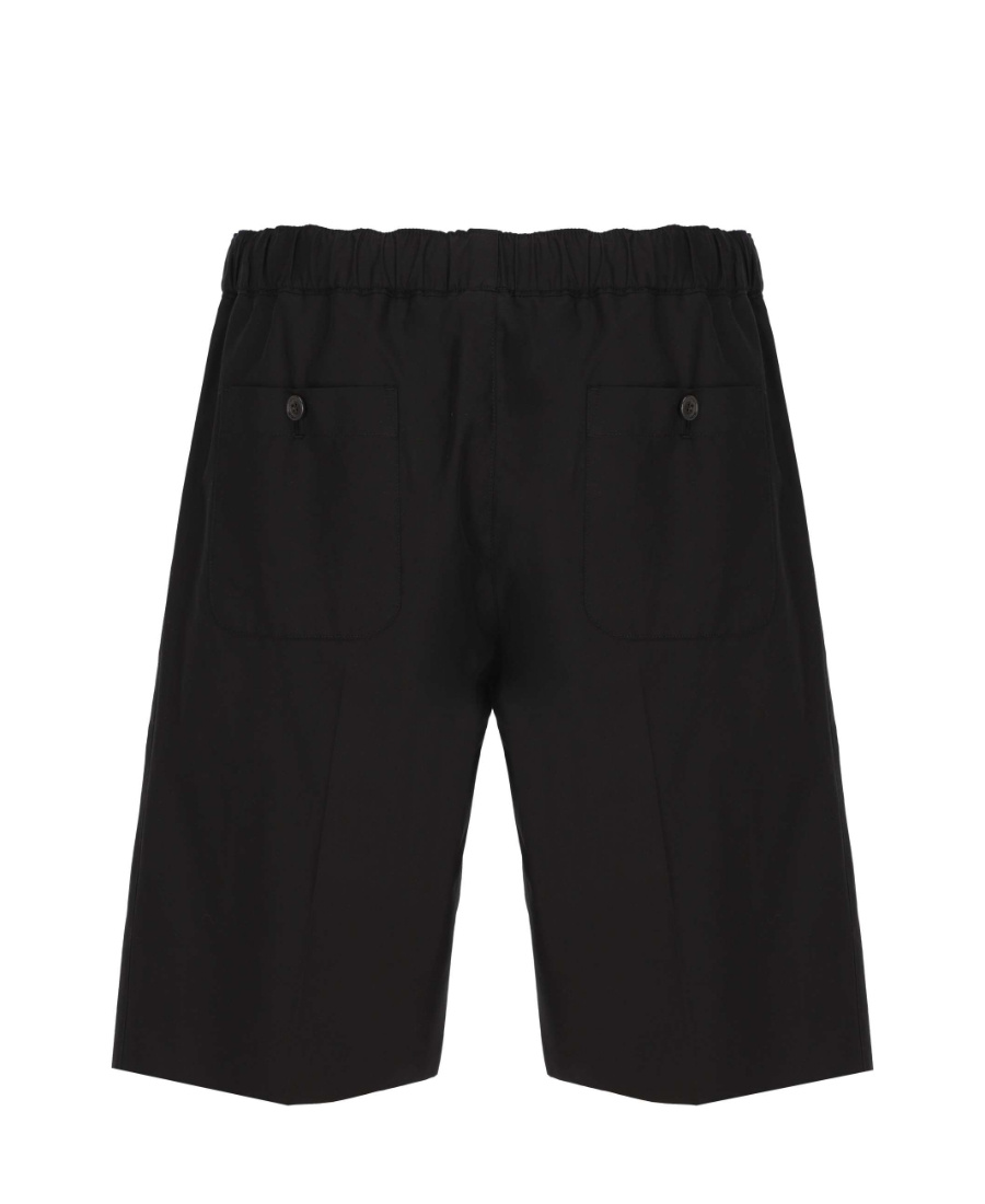 Alexander Mcqueen Cotton, Wool, And Mohair Shorts In Black