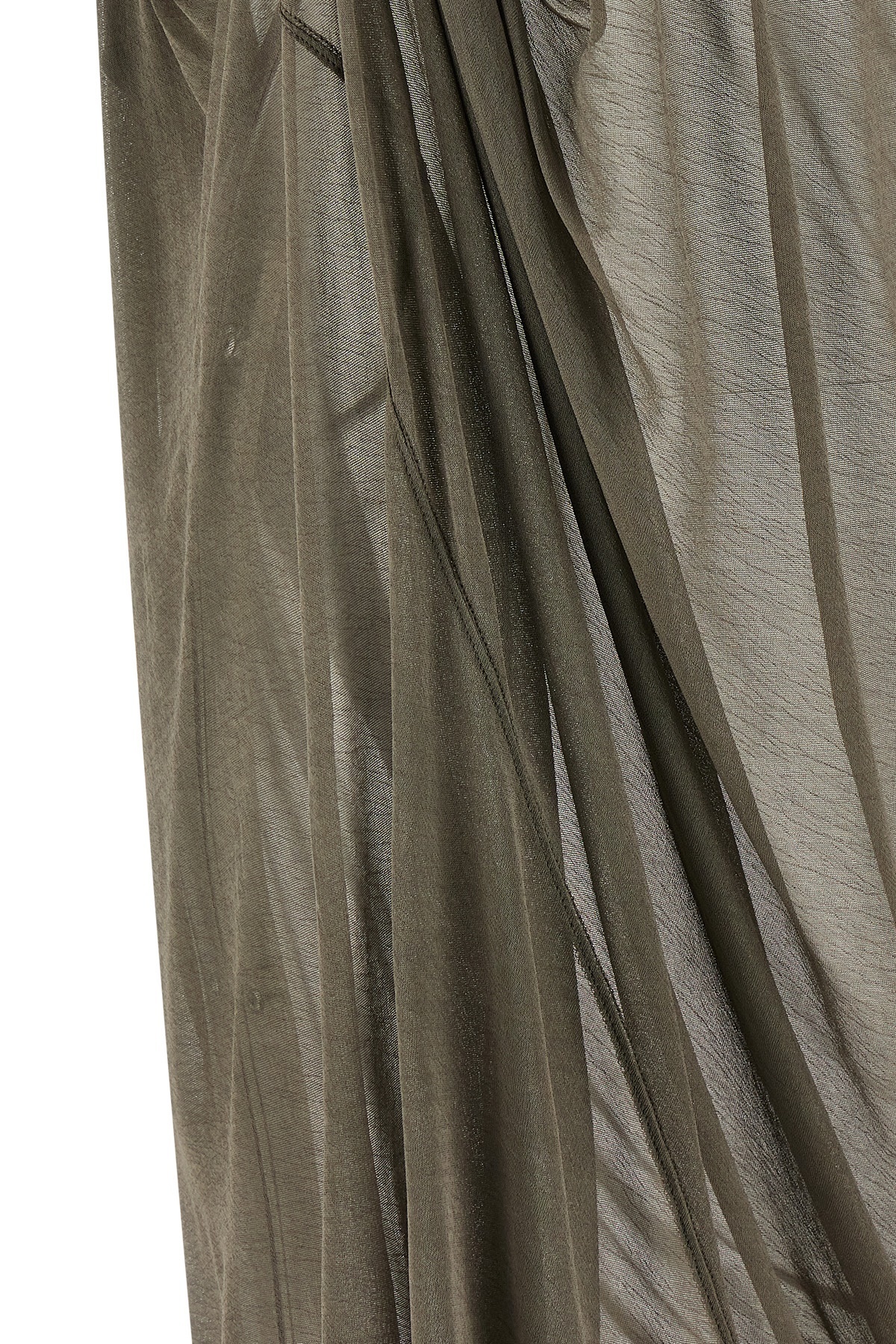 Rick Owens Anthem Tank Tops Gray In Green
