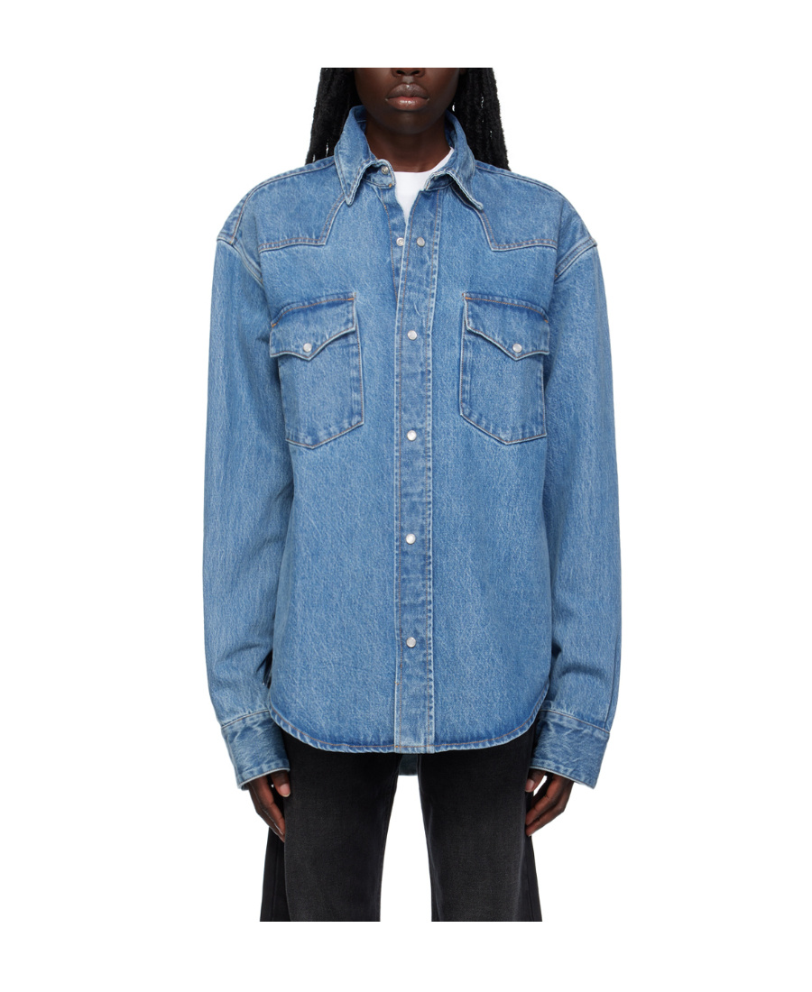 VTMNTS LONG-SLEEVED DENIM SHIRT 