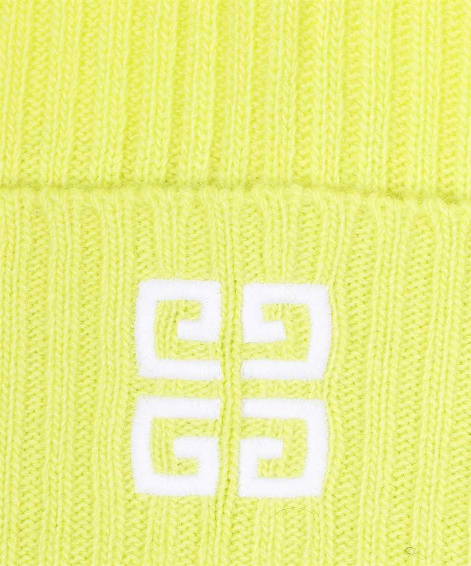 Givenchy Logo Woolen Cap In Yellow