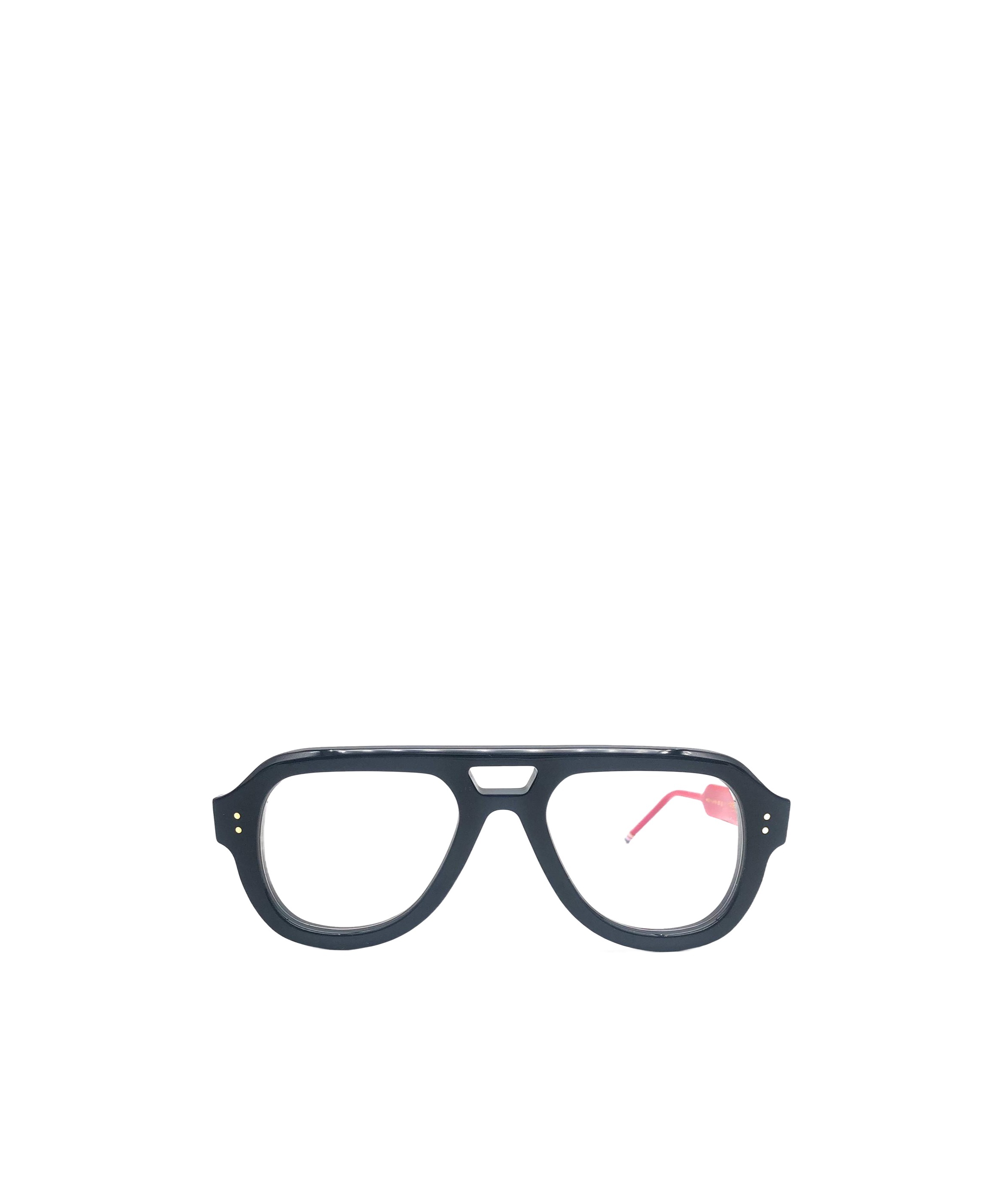Thom Browne Eyewear Pilot Frame Glasses In Black