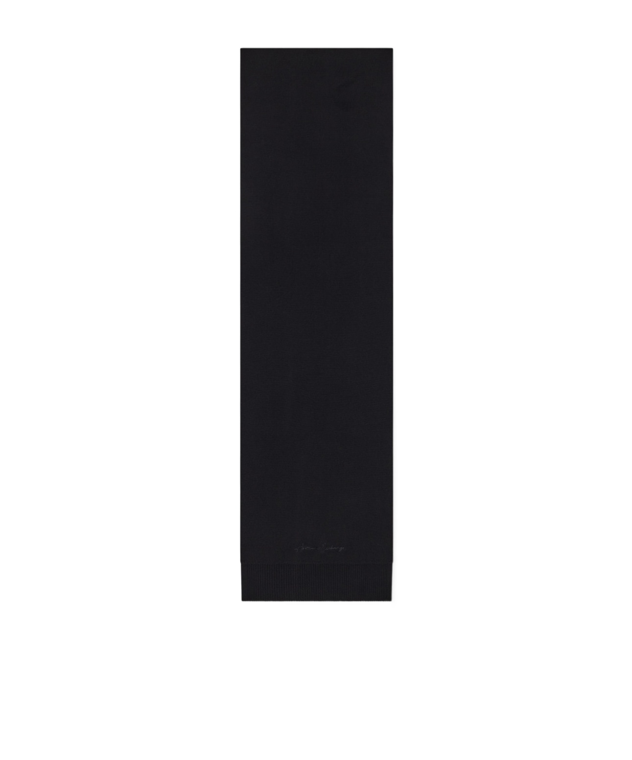 Armani Exchange Wool Scarf In Black