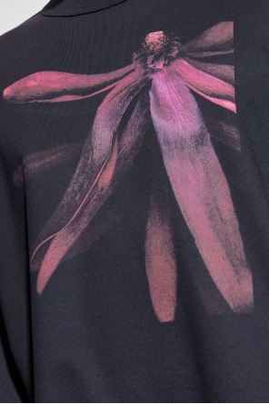 Dries Van Noten Long Sleeve Sweatshirt In Brown
