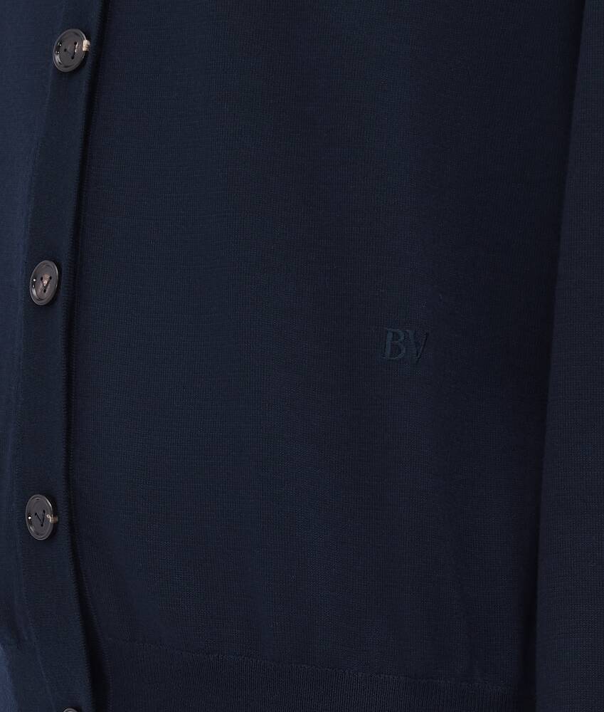 Bottega Veneta Logo Embroidered Sweater In Black