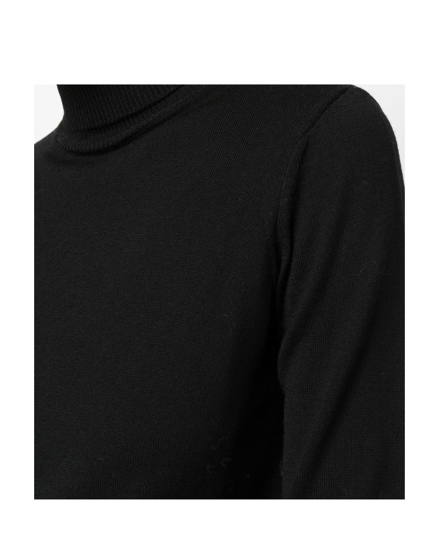 Apc Fine-knit Roll-neck Jumper In Black