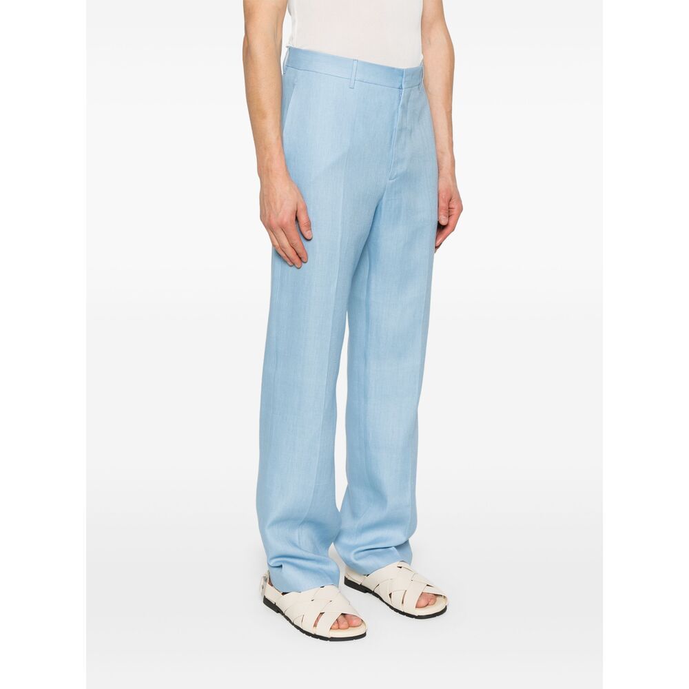 TAGLIATORE BELT-LOOP CASUAL PANTS 