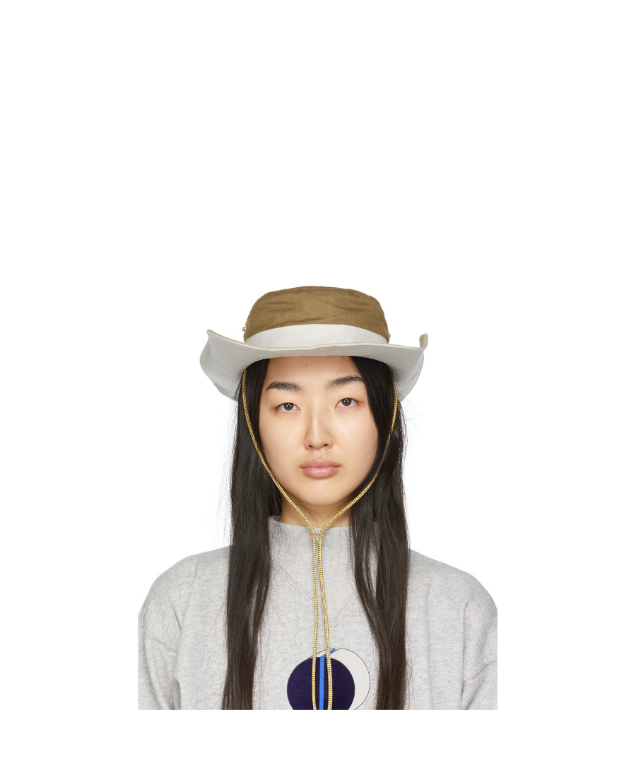 Isabel Marant Logo Sunshade Hat In Multicolor