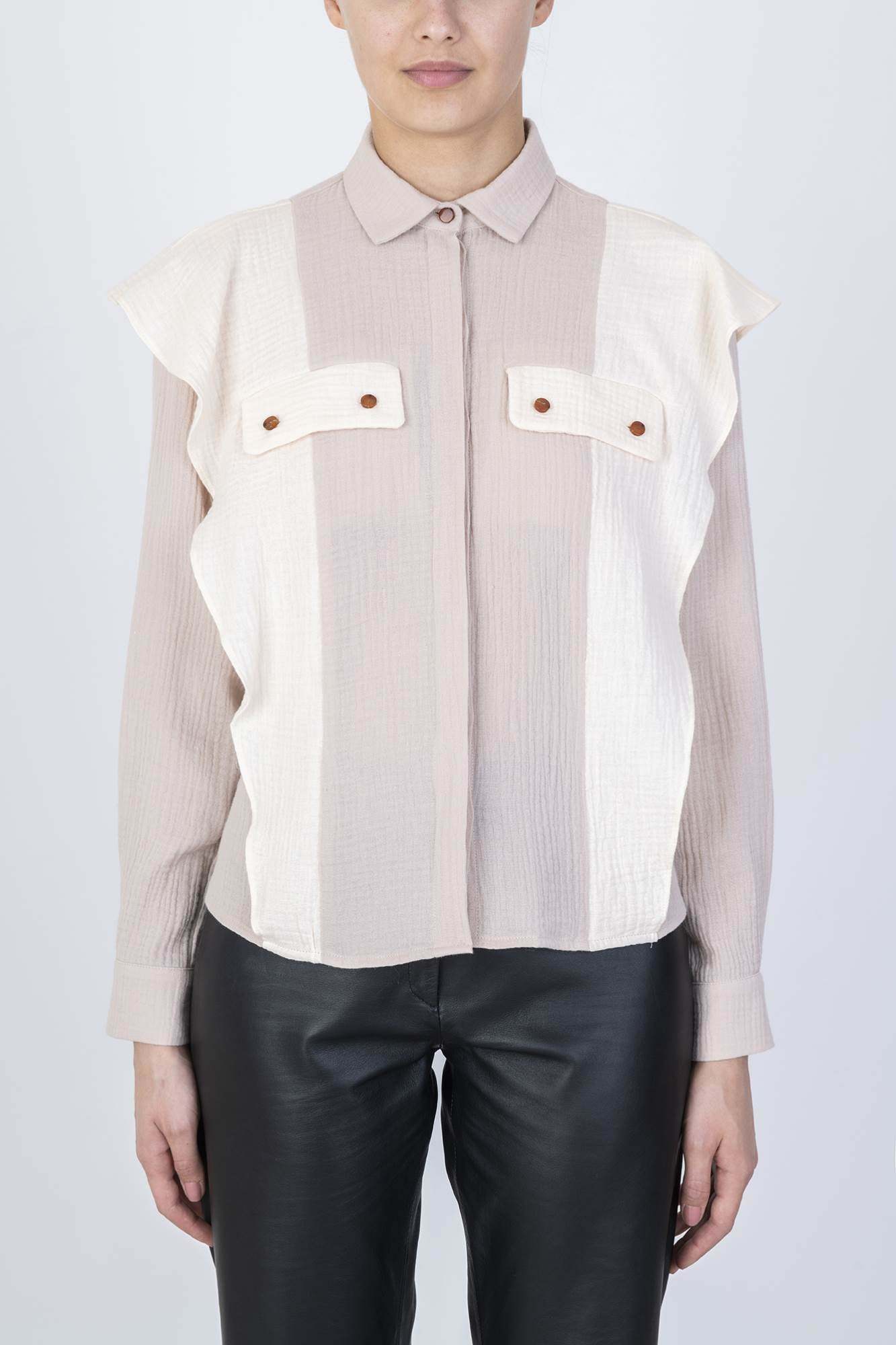 ALYSI ALYSI GARZA LONG SLEEVED SHIRT