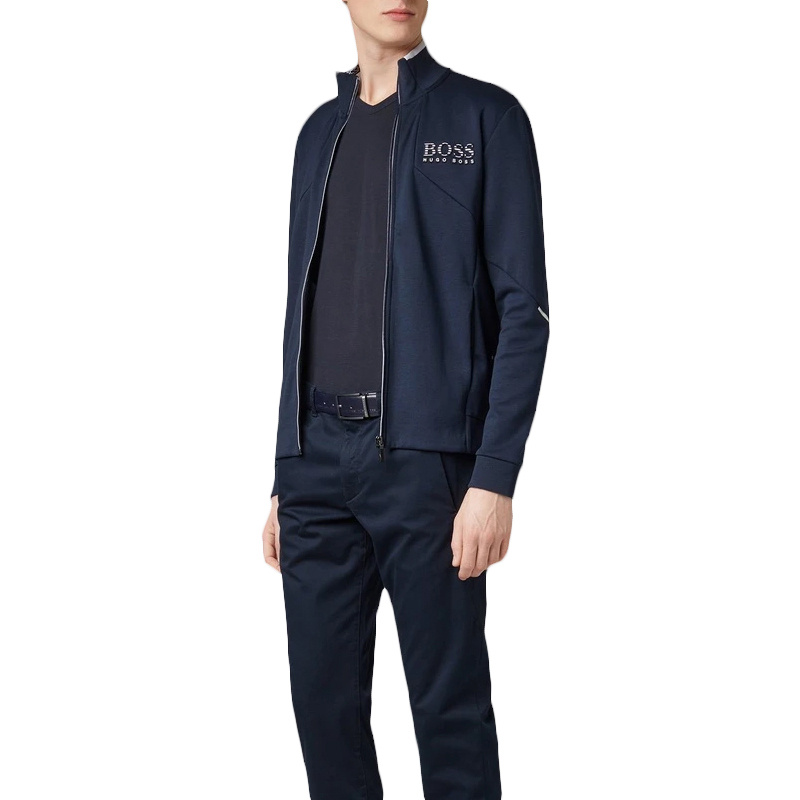 Hugo Boss V-collar T-shirt In Black