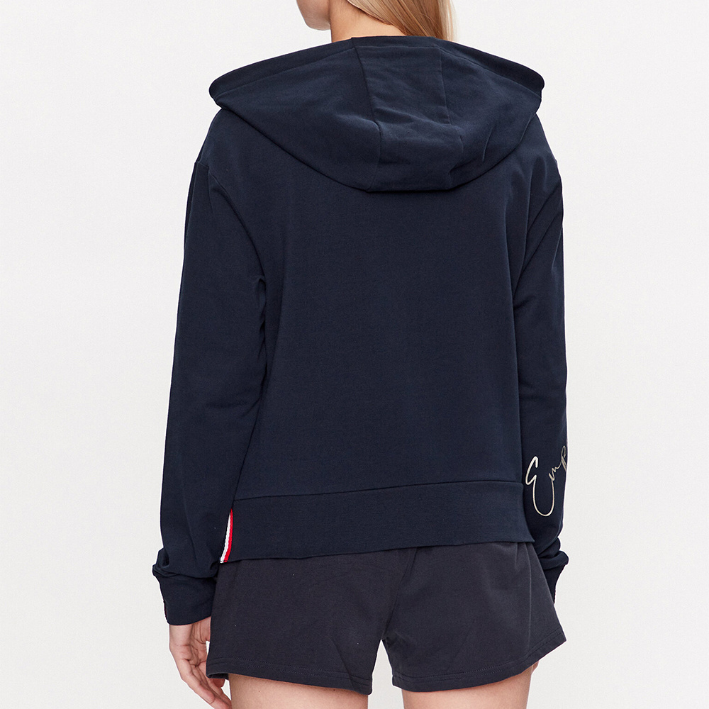 EA7 PULL ROPE HOODED SWEATER