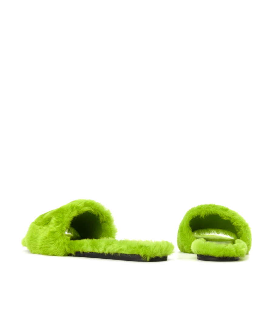 Givenchy Open-toed Slippers In Green