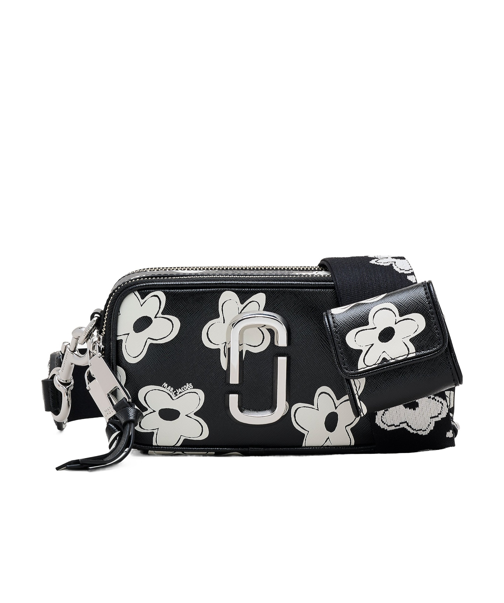 Marc Jacobs Zippered Shoulder Bag In Black