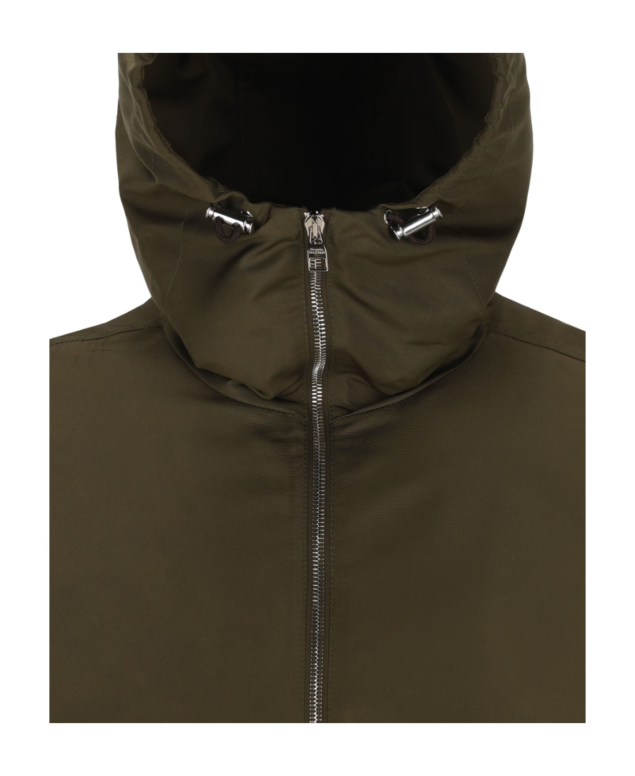 Alexander Mcqueen Blake Illustration Hooded Jacket In Green