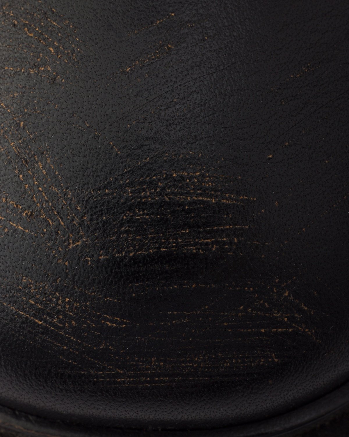 Prada Vintage-effect Leather Boots In Black