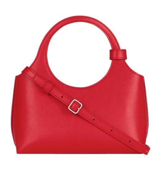 Shop Courrèges Mini Holy Day Tote Bag In Red
