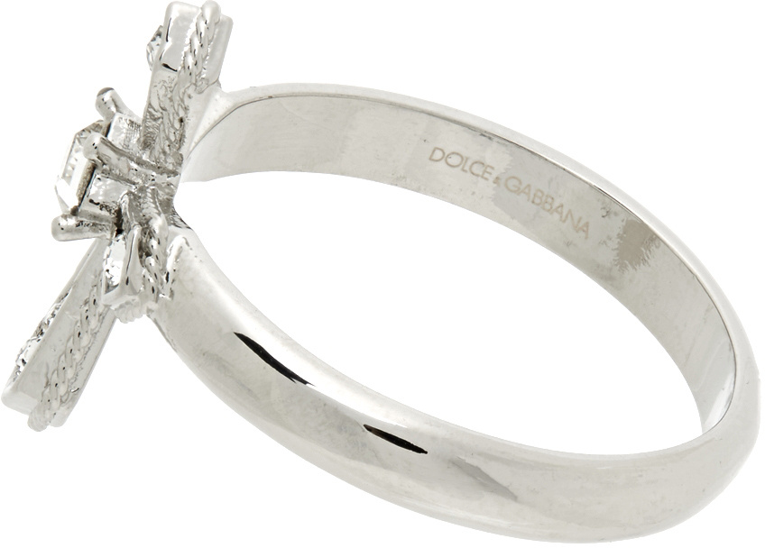Dolce & Gabbana Cross Ring In White