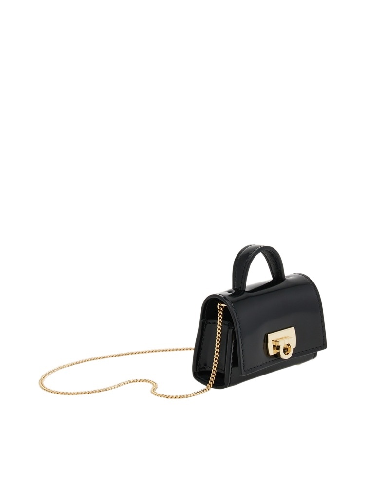 Ferragamo Flip Phone Protective Case In Black
