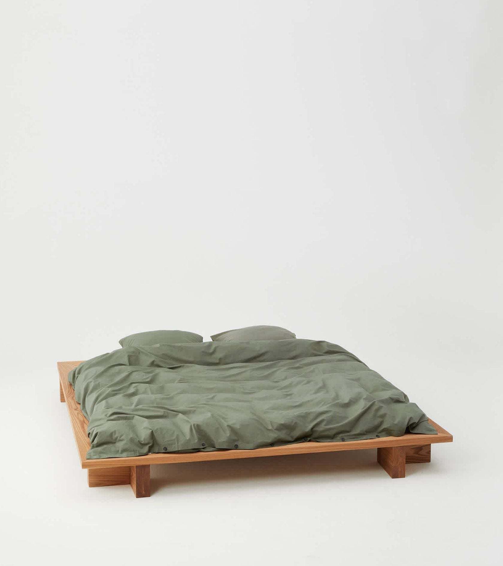 Tekla High-quality Percale Pillowcase In Green
