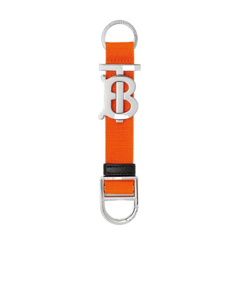 Burberry Tb Logo-plaque Keyring In Multicolor