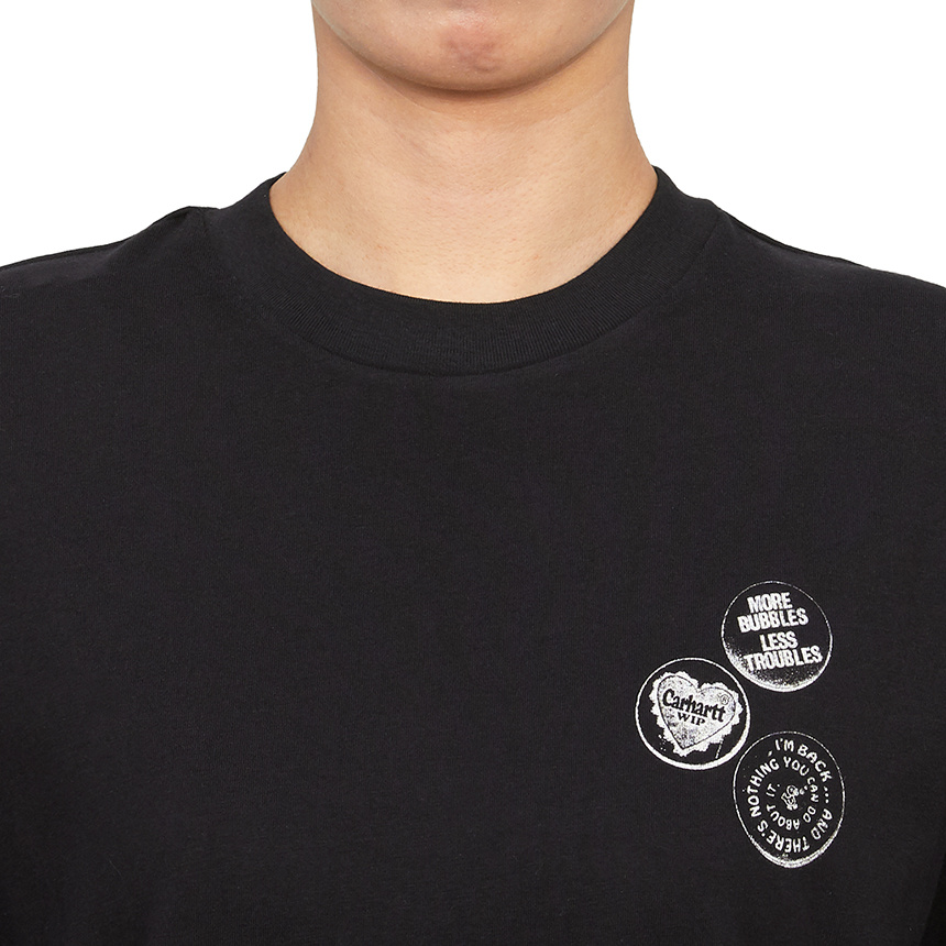 Carhartt Short-sleeved T-shirt In Black