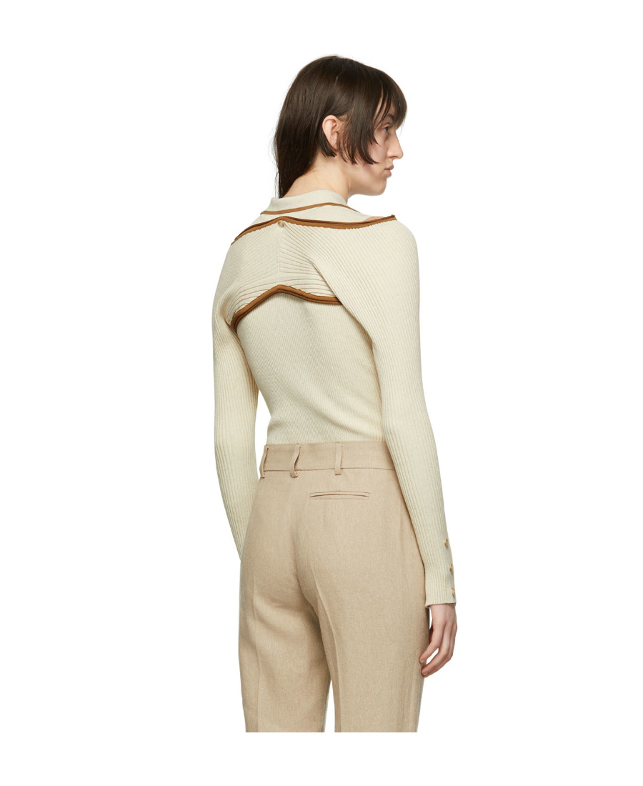 Jacquemus Beige 'le Body Cielo' Bodysuit