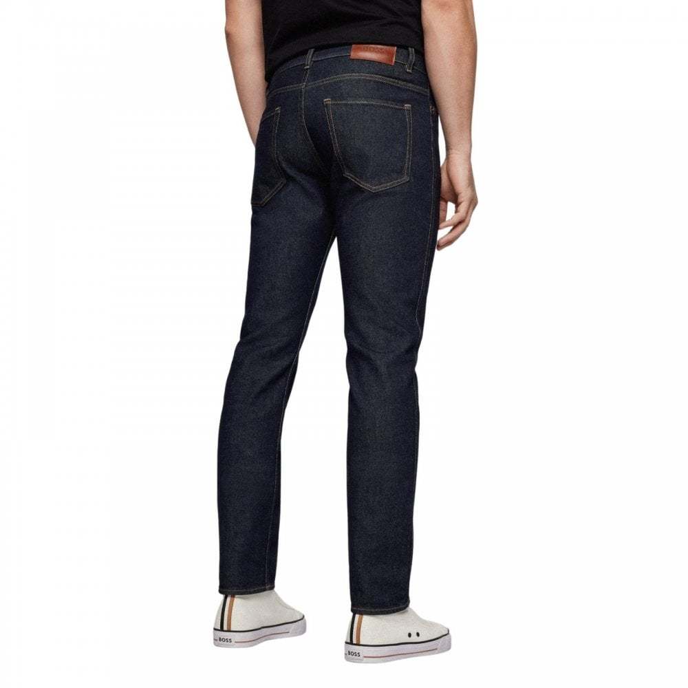 Hugo Boss Straight Jeans In Black